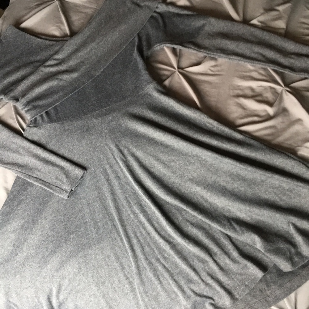 Grey Long sleeve dress
